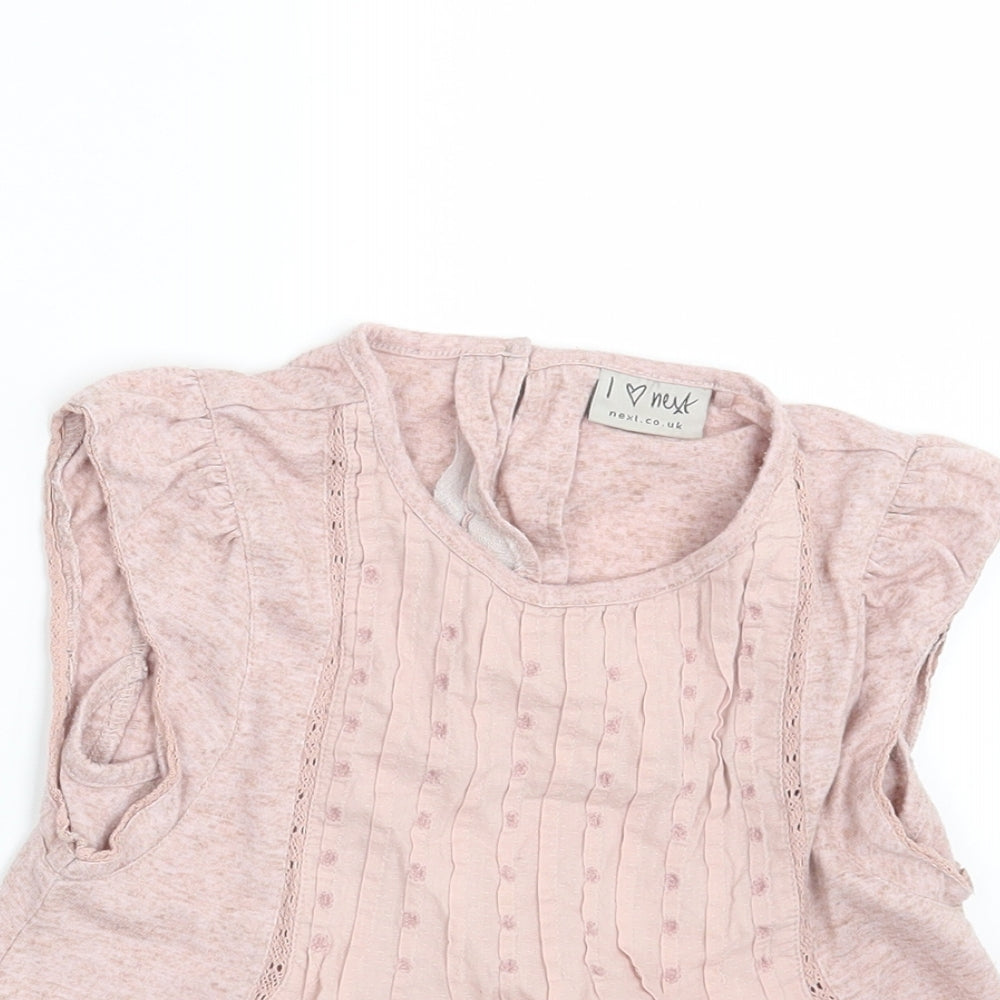 NEXT Girls Pink   Basic T-Shirt Size 5 Years