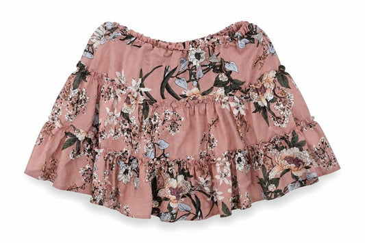 Preworn Womens Pink Floral  Pleated Set Size 26 in