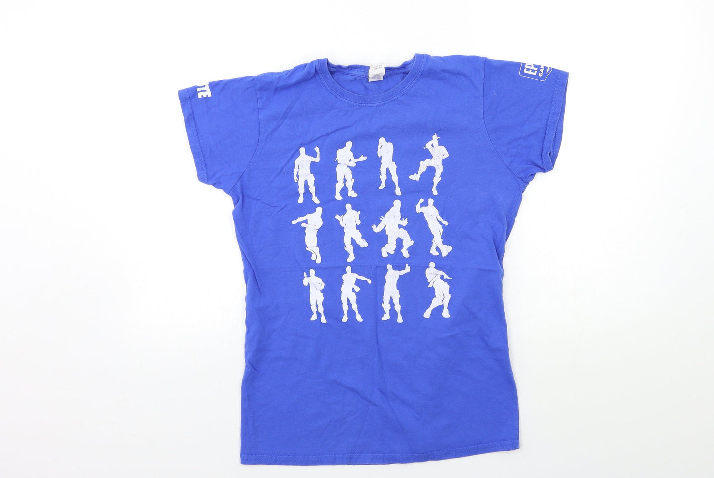 Gildan Womens Blue   Basic T-Shirt Size L  - epic games