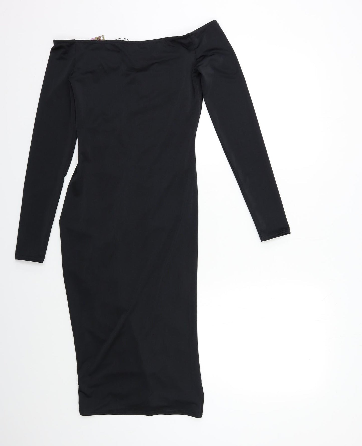 Boohoo Womens Black   Bodycon  Size 8