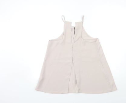 River Island Womens Grey   Basic Blouse Size 8