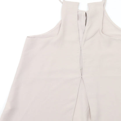 River Island Womens Grey   Basic Blouse Size 8
