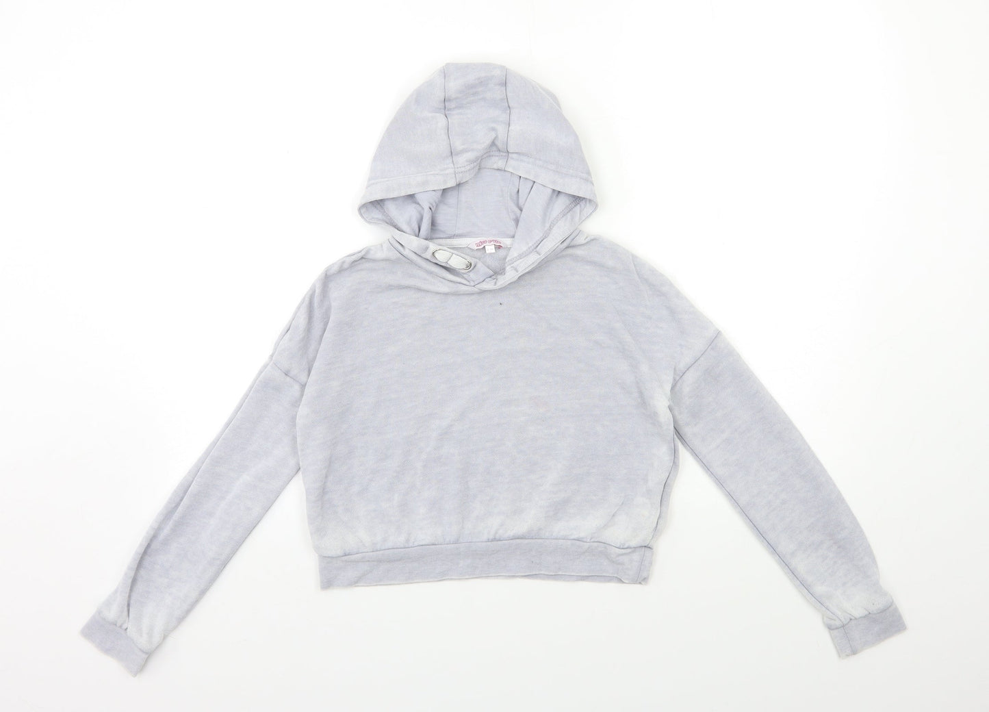 MISS EVIE Girls Grey   Pullover Hoodie Size 9 Years