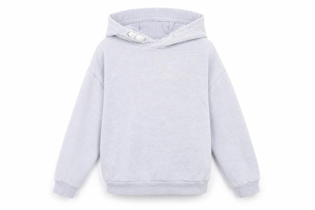 MISS EVIE Girls Grey   Pullover Hoodie Size 9 Years