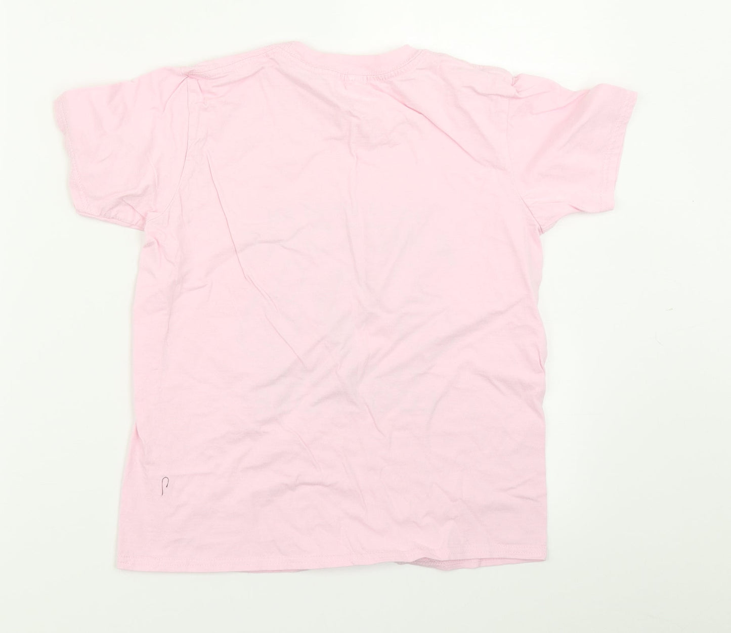 Gildan Girls Pink   Basic T-Shirt Size 9-10 Years