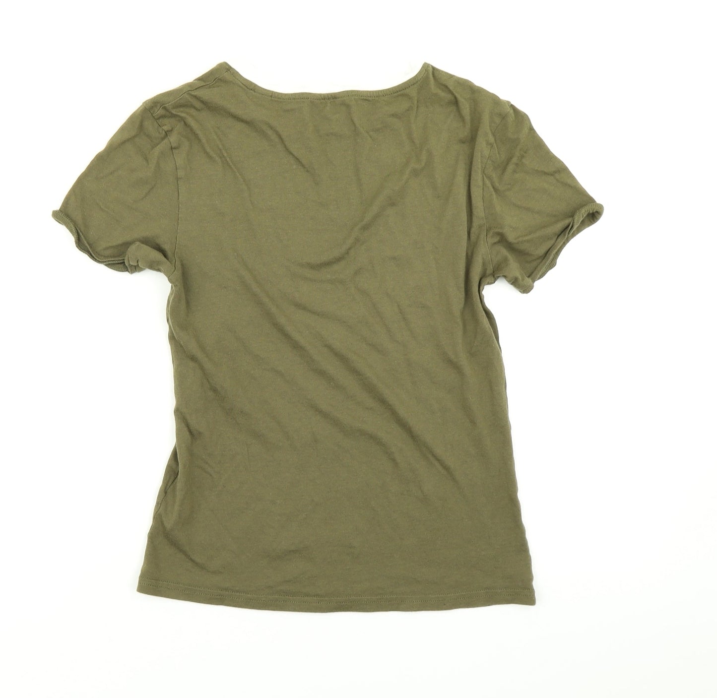 Jack Wills Womens Green   Basic T-Shirt Size 6