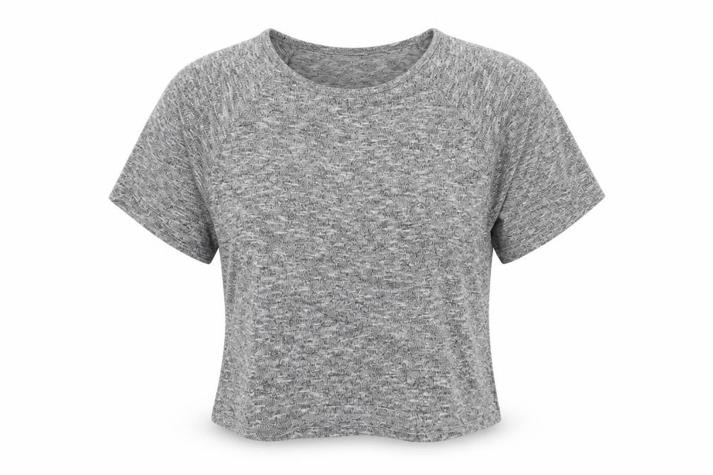 New Look Womens Grey  Jersey Basic T-Shirt Size 10