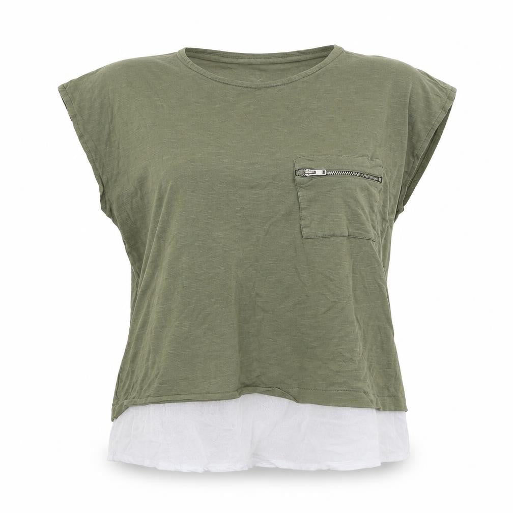 Atmosphere Womens Green  Jersey Basic T-Shirt Size 12