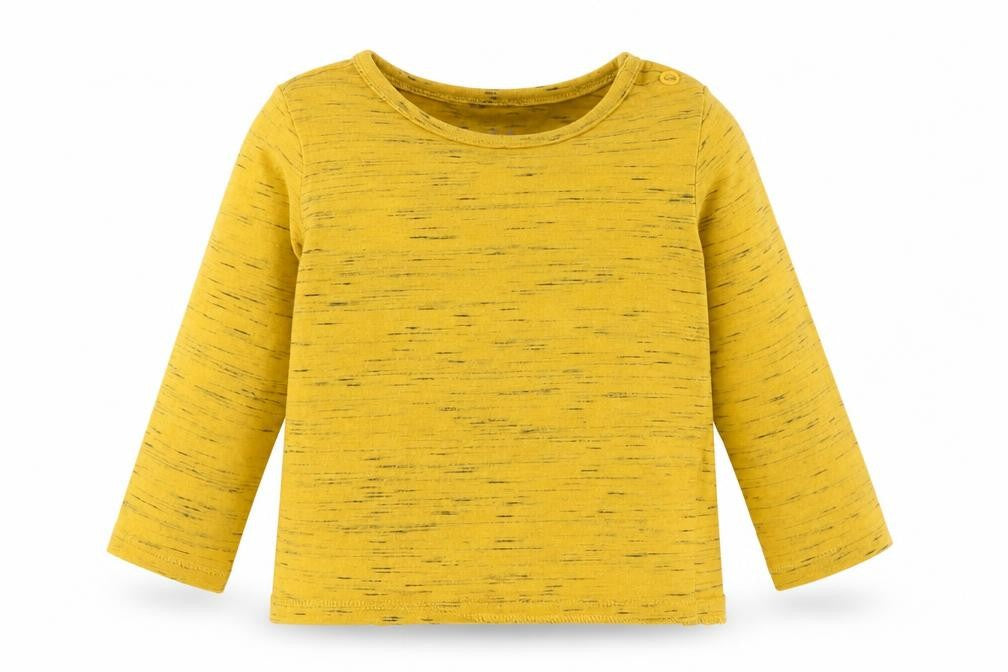 F&F Boys Yellow  Jersey Basic T-Shirt Size 12-18 Months