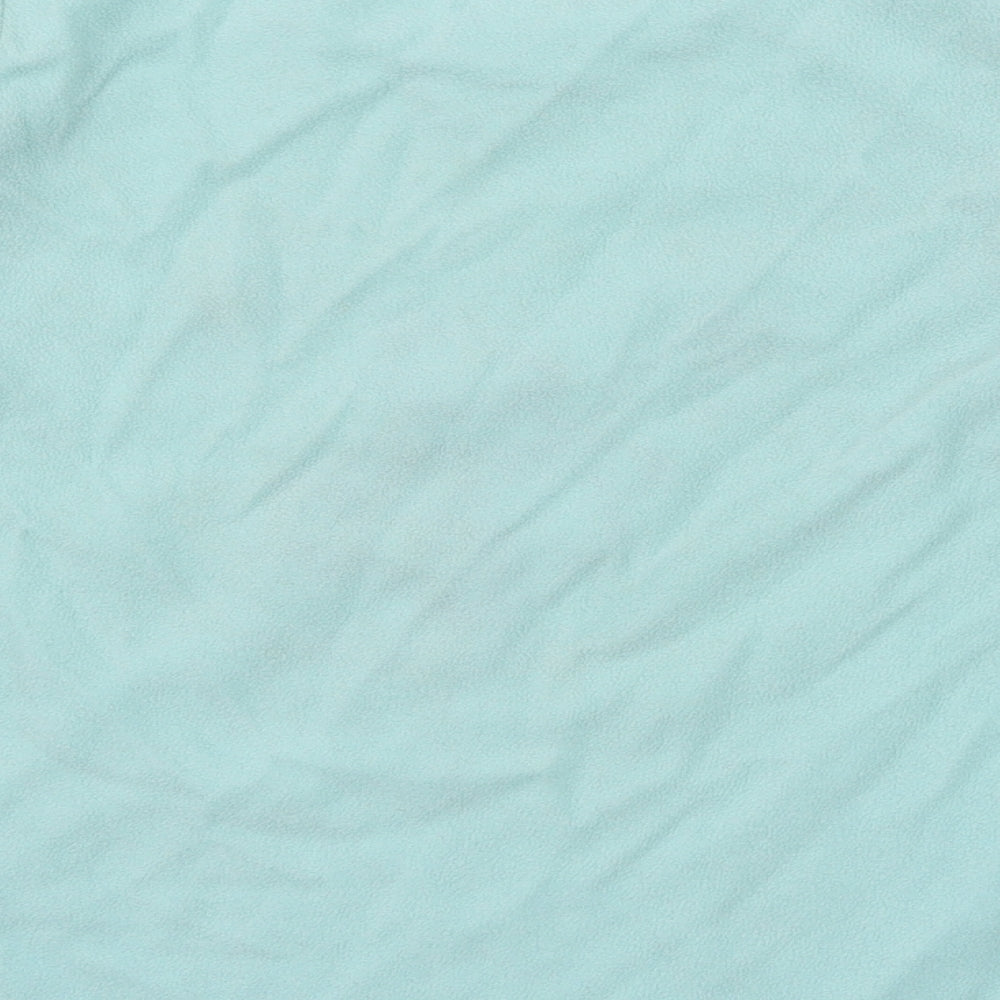 F&F Womens Blue Solid Fleece Top Pyjama Top Size 8  - Polar Bear