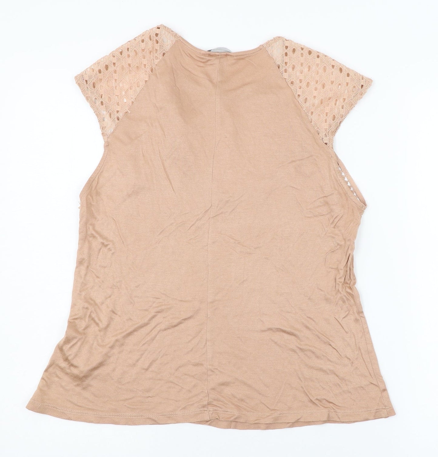 H&M Womens Pink  Jersey Basic T-Shirt Size M
