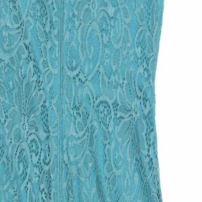 Next Womens Brown Floral  A-Line  Size 10