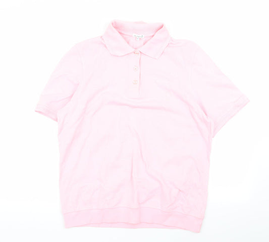 one up golf Mens Pink    Polo Size L