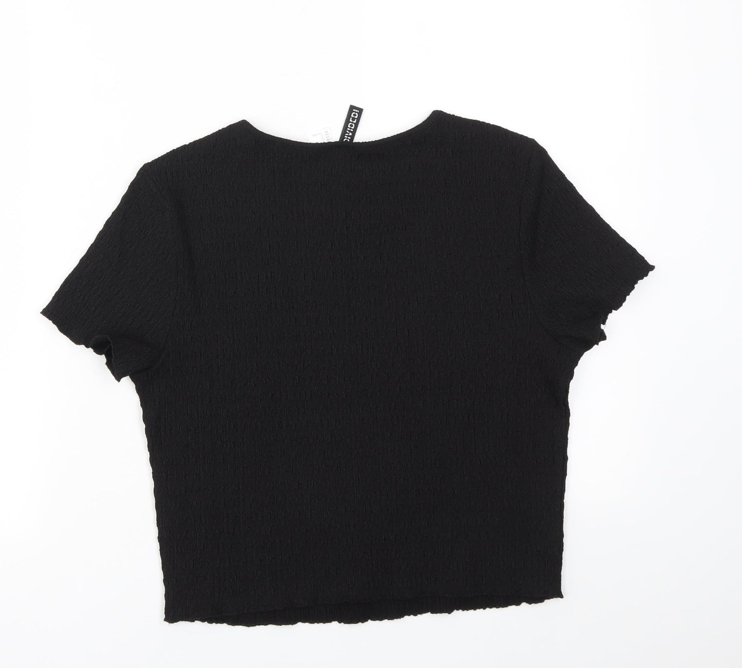 H&M Womens Black   Basic T-Shirt Size L