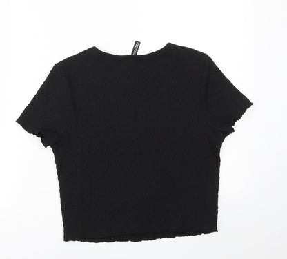 H&M Womens Black   Basic T-Shirt Size L