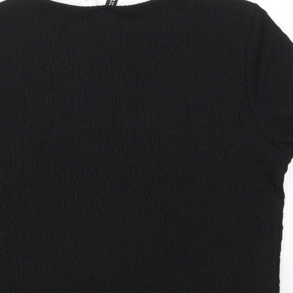 H&M Womens Black   Basic T-Shirt Size L