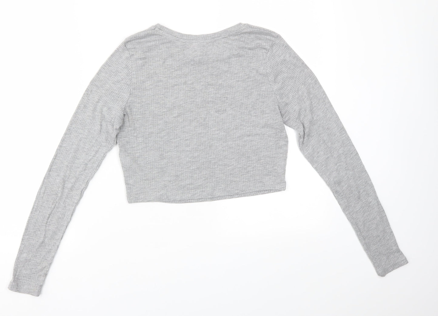 New Look Womens Grey   Basic T-Shirt Size 10