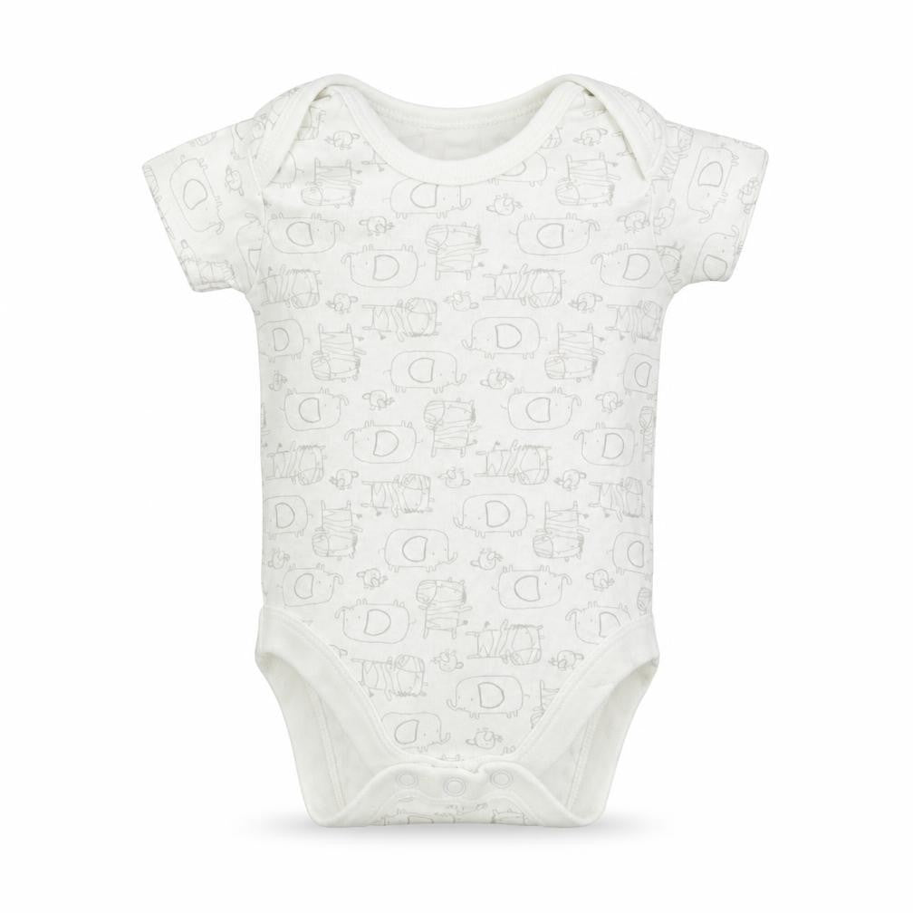 TU Baby Multicoloured Animal Print  Babygrow One-Piece Size 3-6 Months