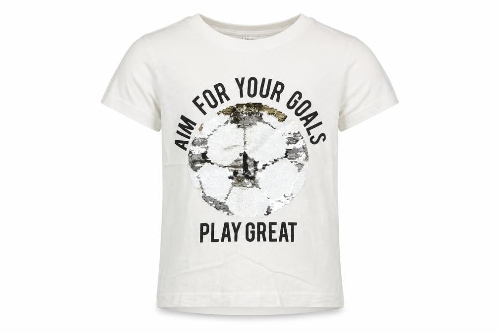 H&M Girls White   Basic T-Shirt Size 4-5 Years