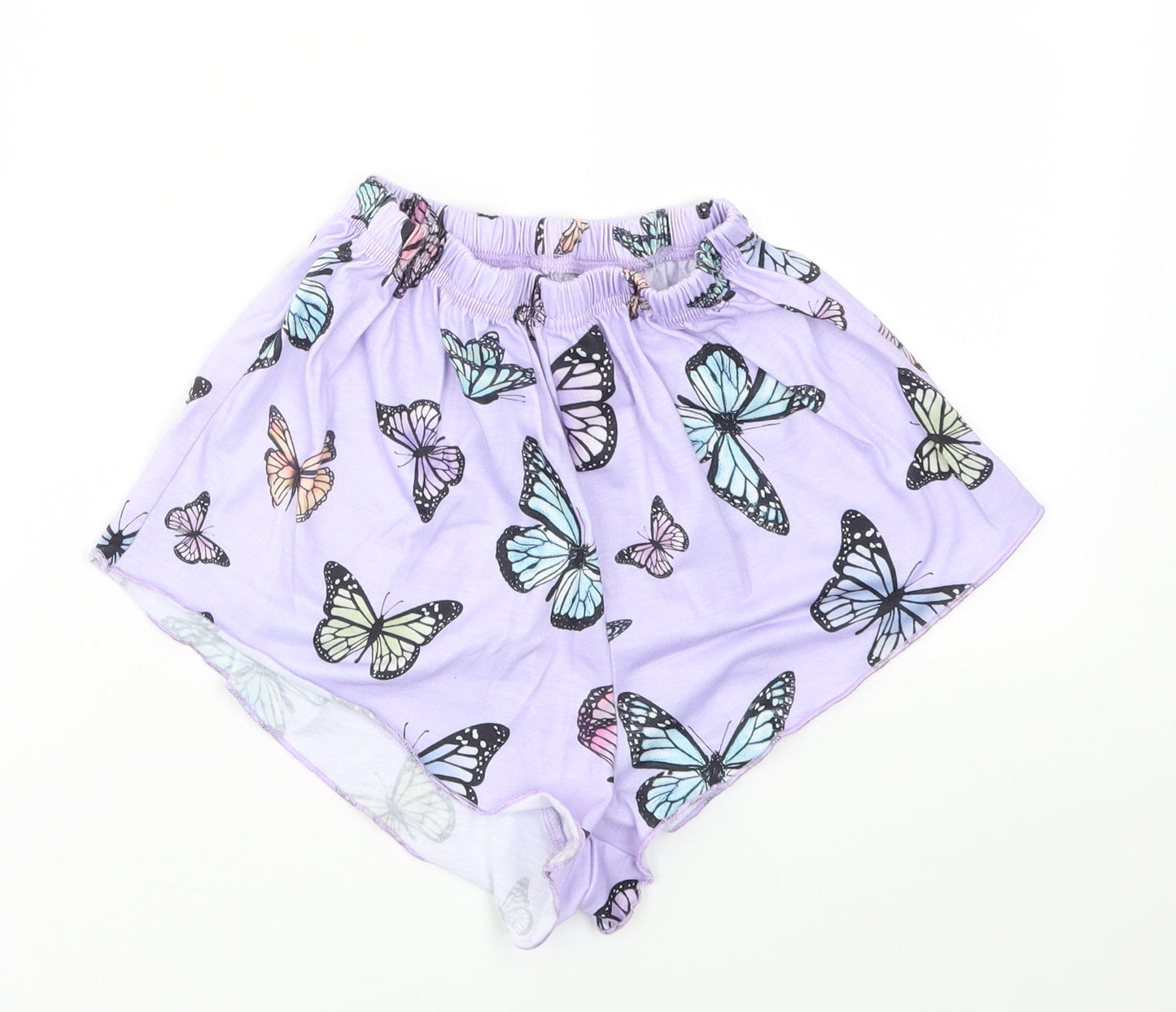 ROMWE Girls Multicoloured Animal Print  Cut-Off Shorts Size S