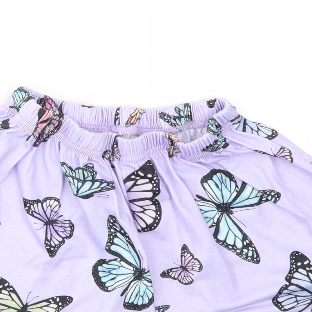 ROMWE Girls Multicoloured Animal Print  Cut-Off Shorts Size S
