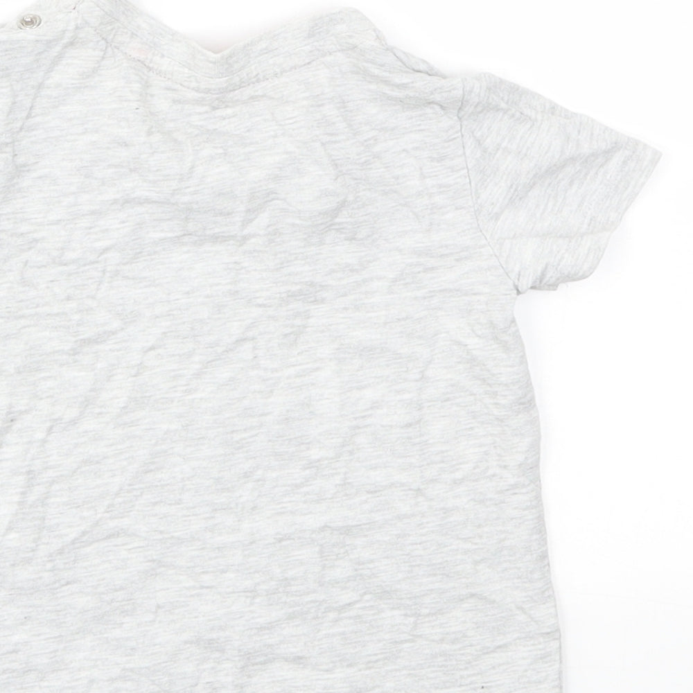 TU Boys Grey   Basic T-Shirt Size 9-12 Months