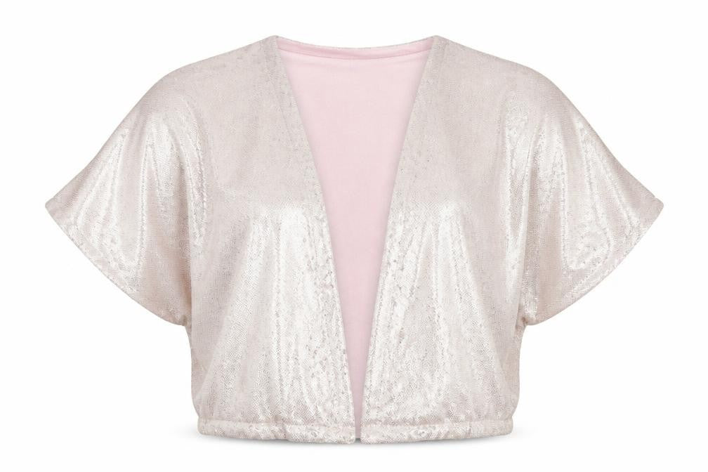 New Look Womens Pink   Jacket  Size 6  - sparkle detail