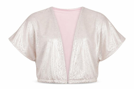 New Look Womens Pink   Jacket  Size 6  - sparkle detail