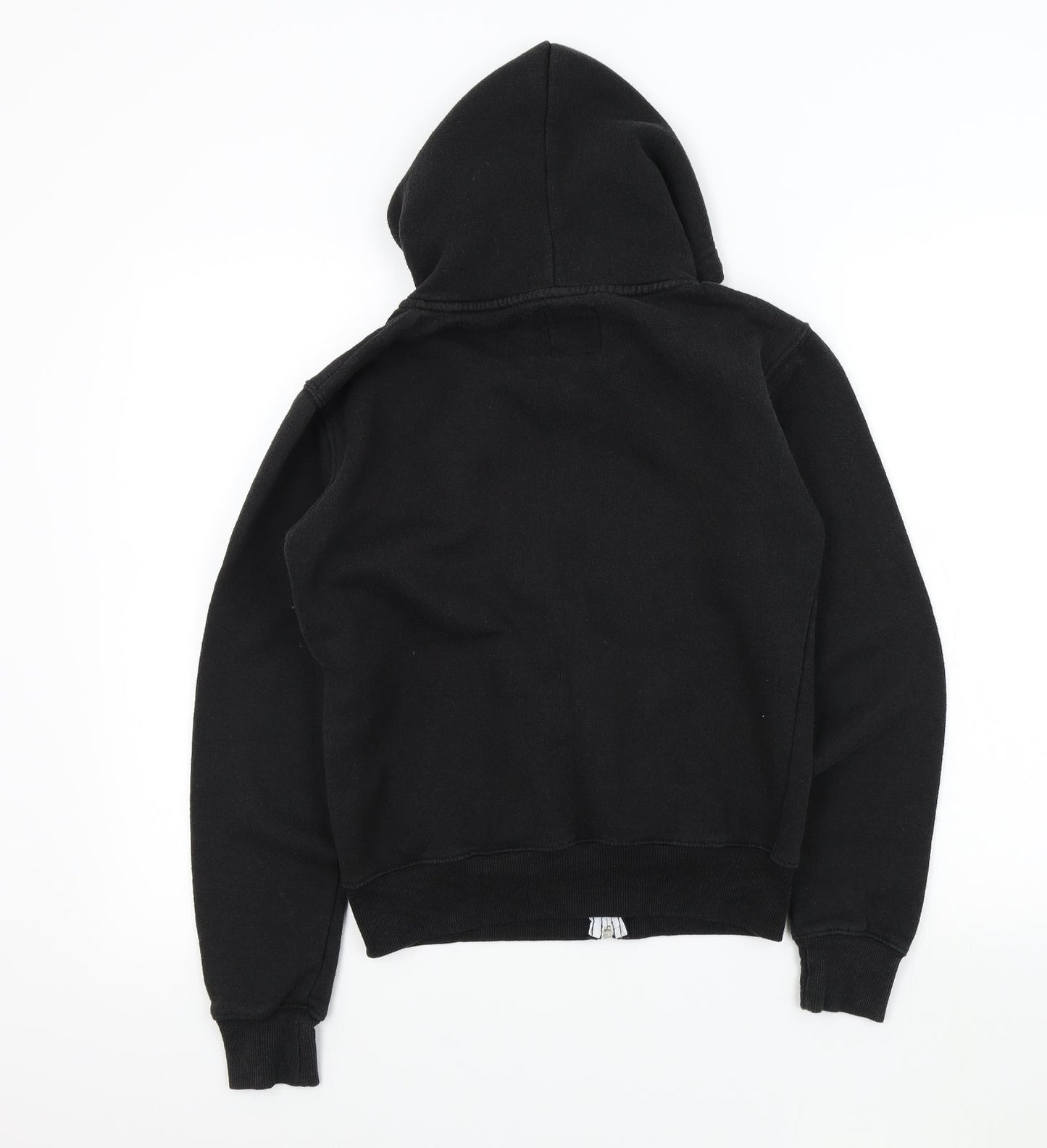 MALAIKA Girls Black Colourblock  Full Zip Jumper Size L