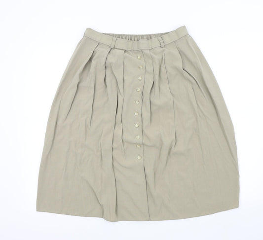C&S Womens Brown   Flare Skirt Size 16