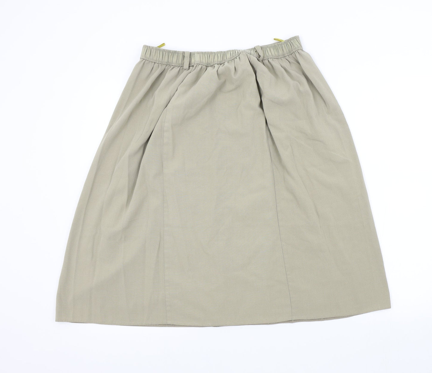 C&S Womens Brown   Flare Skirt Size 16