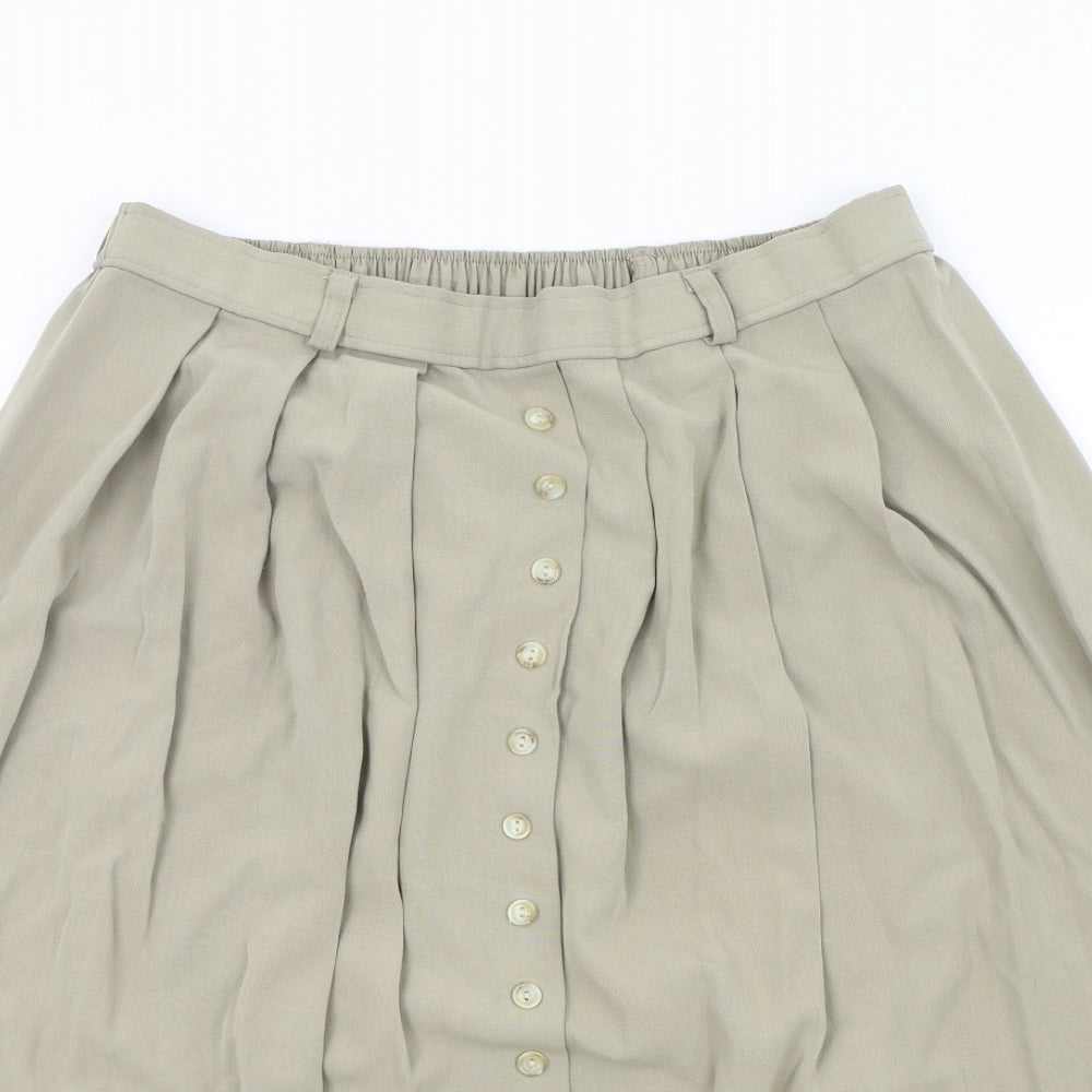 C&S Womens Brown   Flare Skirt Size 16