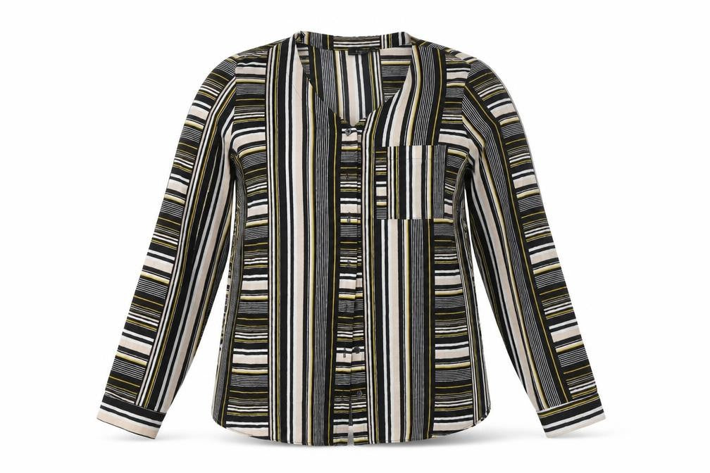 Papaya Womens Multicoloured Striped  Basic Blouse Size 10