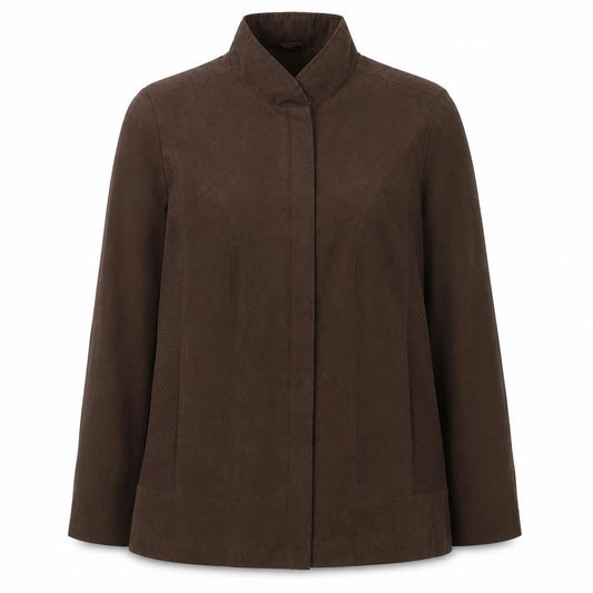 Klass Womens Brown   Jacket Coat Size 14