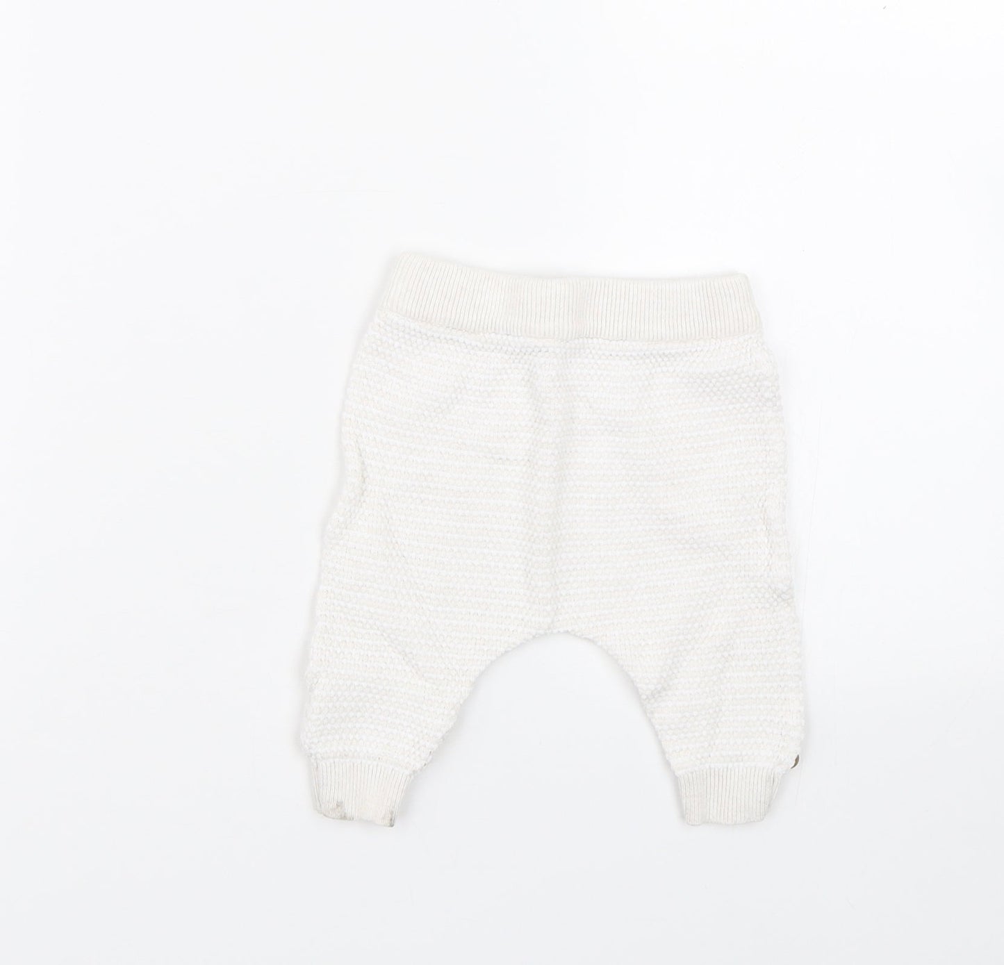 Mothercare Baby White   Sweatpants Trousers Size 0-3 Months
