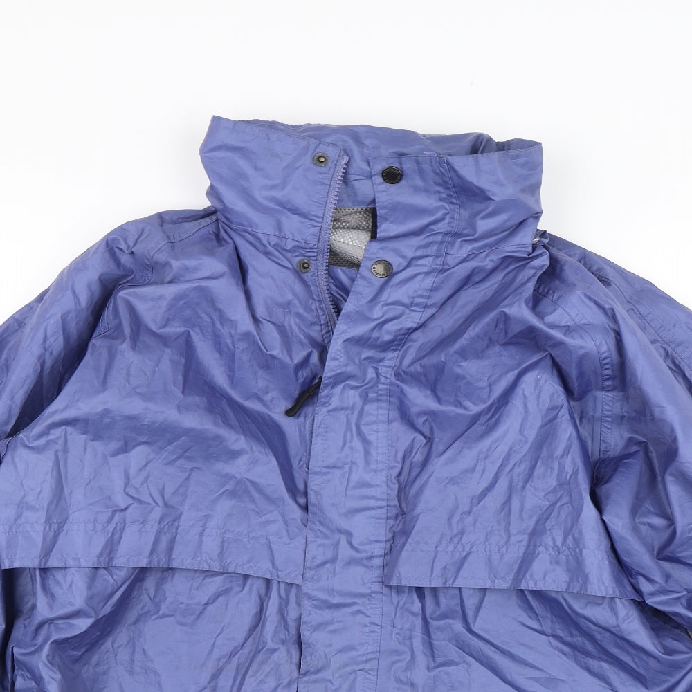Rainbird Womens Blue   Rain Coat Coat Size S