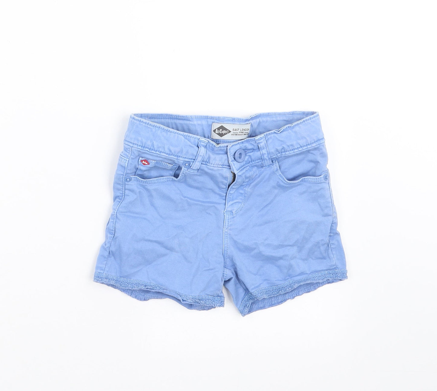 Lee Cooper Girls Blue   Hot Pants Shorts Size 5-6 Years