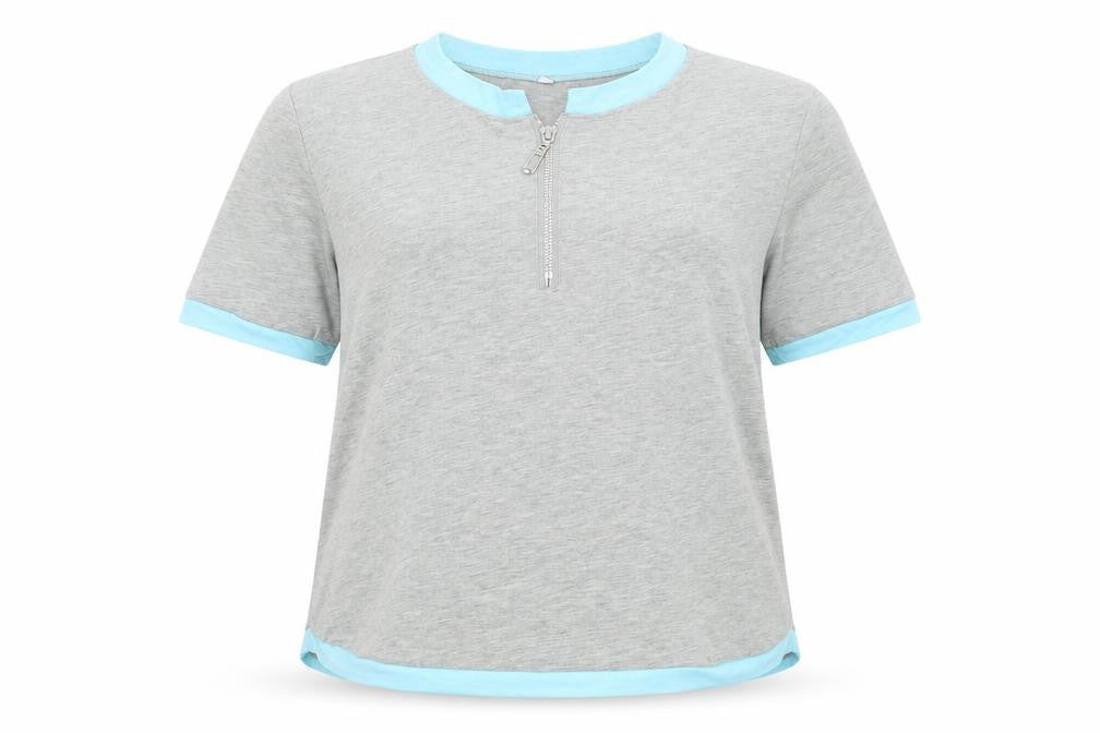 Preworn Womens Grey   Basic T-Shirt Size XL