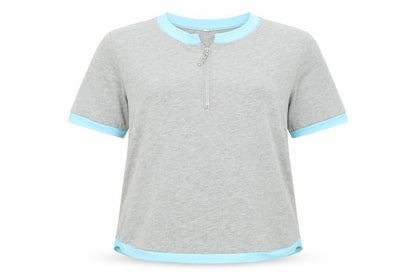 Preworn Womens Grey   Basic T-Shirt Size XL