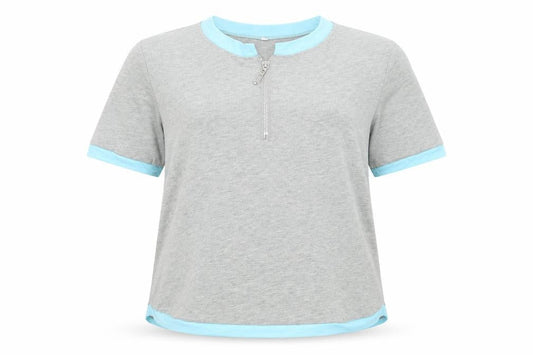 Preworn Womens Grey   Basic T-Shirt Size XL