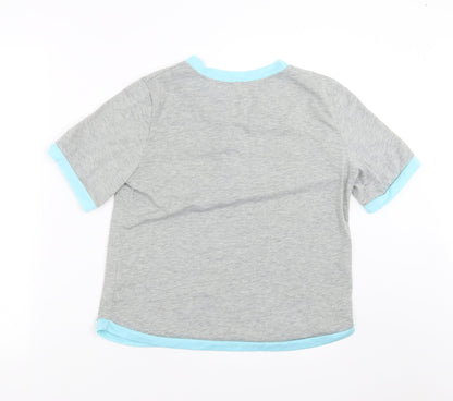 Preworn Womens Grey   Basic T-Shirt Size XL