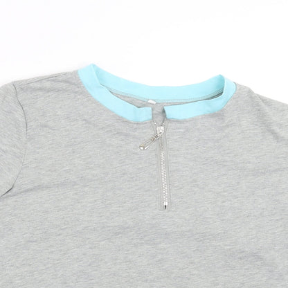 Preworn Womens Grey   Basic T-Shirt Size XL