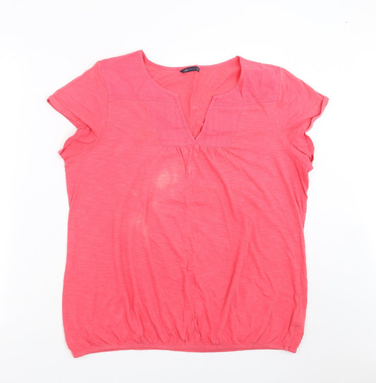 Marks and Spencer Womens Pink   Basic T-Shirt Size 16