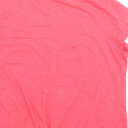 Marks & Spencer Womens Pink   Basic T-Shirt Size 16