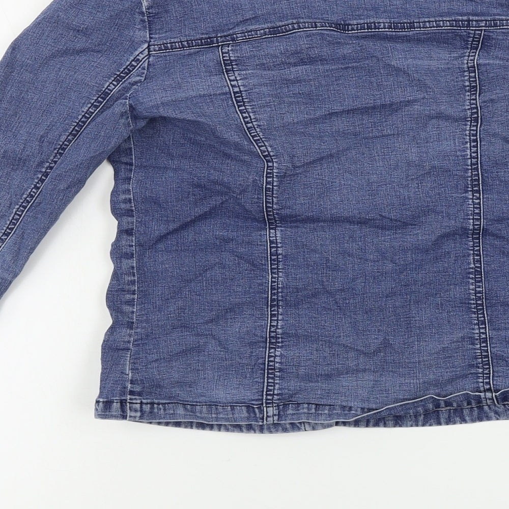 ZZZZZZ  Girls Blue   Jacket Coat Size S