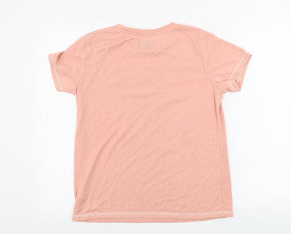 studio  Womens Pink   Basic T-Shirt Size 10
