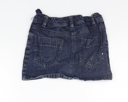Next Girls Blue   A-Line Skirt Size 2 Years