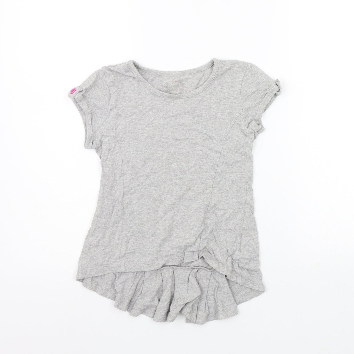 Matalan Girls Grey   T-Shirt Dress  Size 6-7 Years