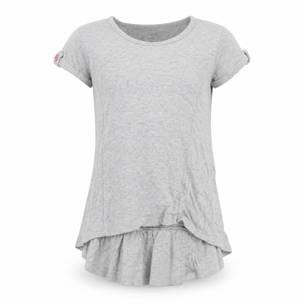 Matalan Girls Grey   T-Shirt Dress  Size 6-7 Years