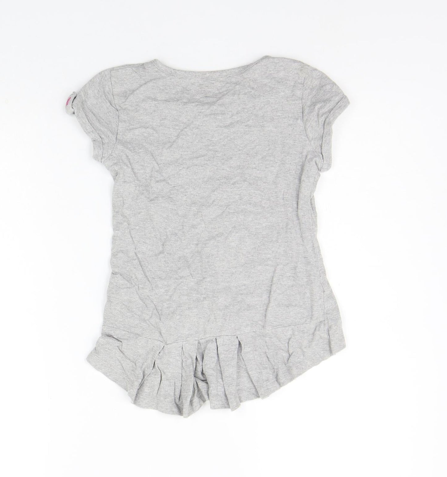 Matalan Girls Grey   T-Shirt Dress  Size 6-7 Years